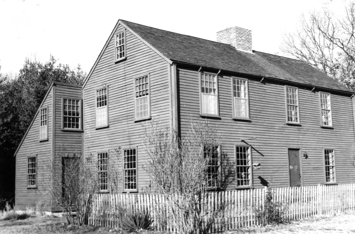 Lawrence Rd, Boxford MA 1730. This house was moved to the present site and reconstructed by Earl Newton